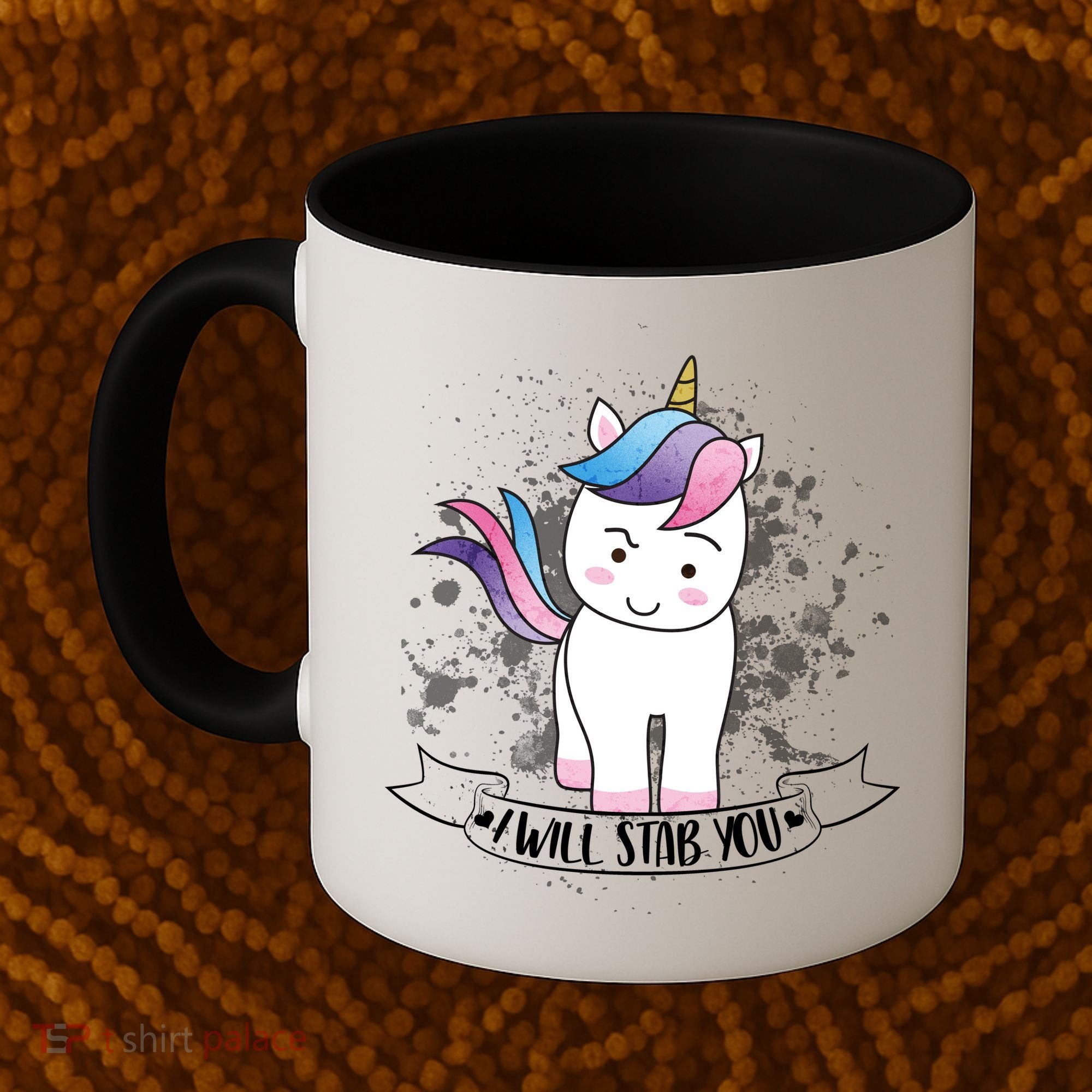 I Will Stab You Unicorn Coffee Mug