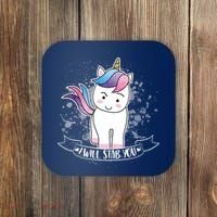 I Will Stab You Unicorn Coaster thumb 0