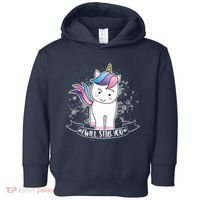 I Will Stab You Unicorn Toddler Hoodie thumb 0