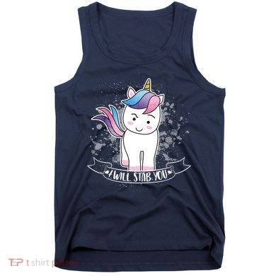 I Will Stab You Unicorn Tank Top