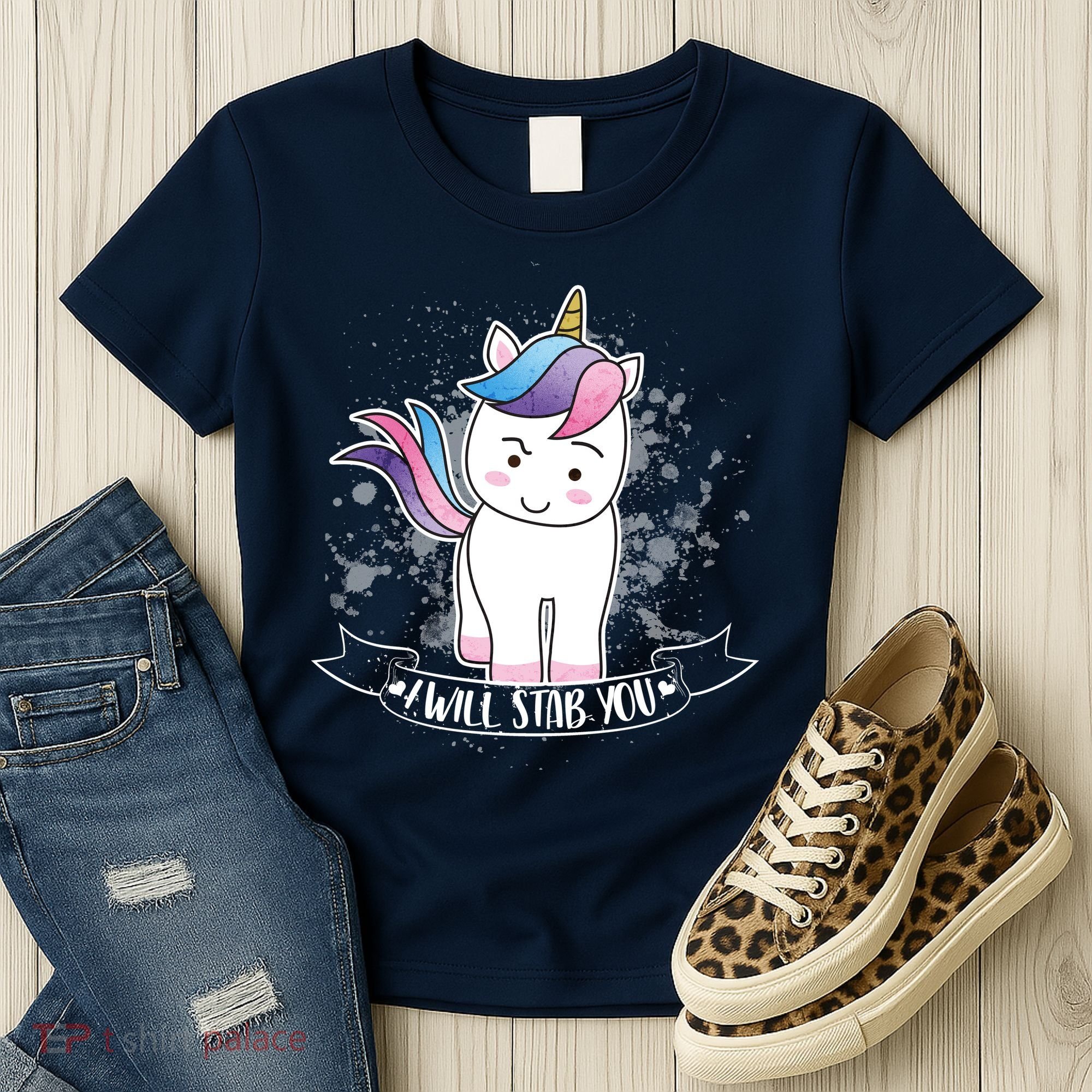 I Will Stab You Unicorn Women's T-Shirt