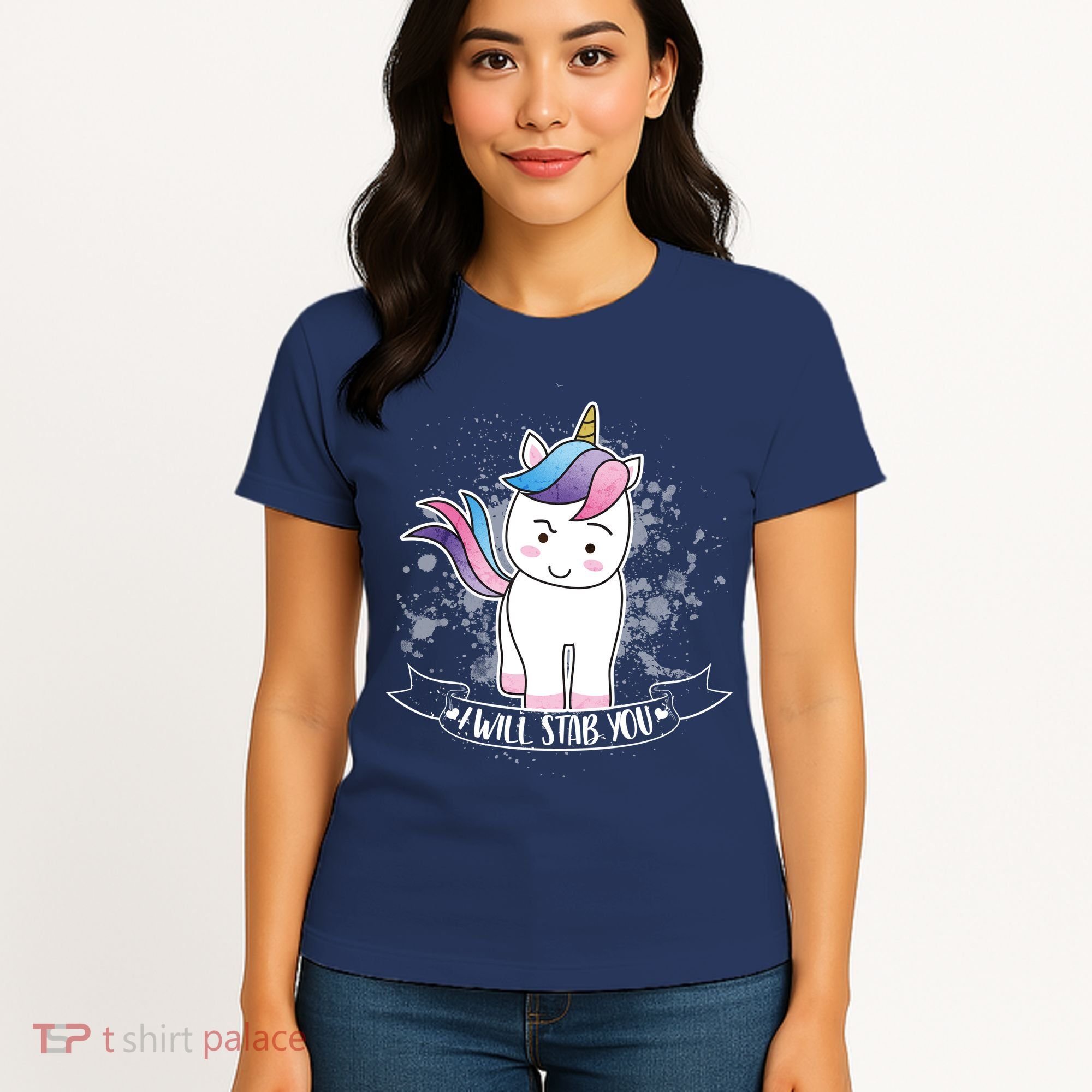 I Will Stab You Unicorn Women's T-Shirt