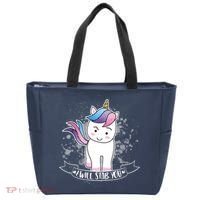 I Will Stab You Unicorn Tote Bag thumb 0