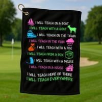 I Will Teach Everywhere Golf Towel thumb 1