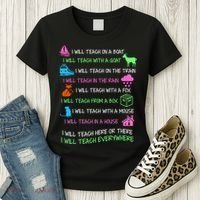 I Will Teach Everywhere Women's T-Shirt thumb 3