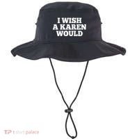 I Wish A Karen Would Bucket Hat thumb 0
