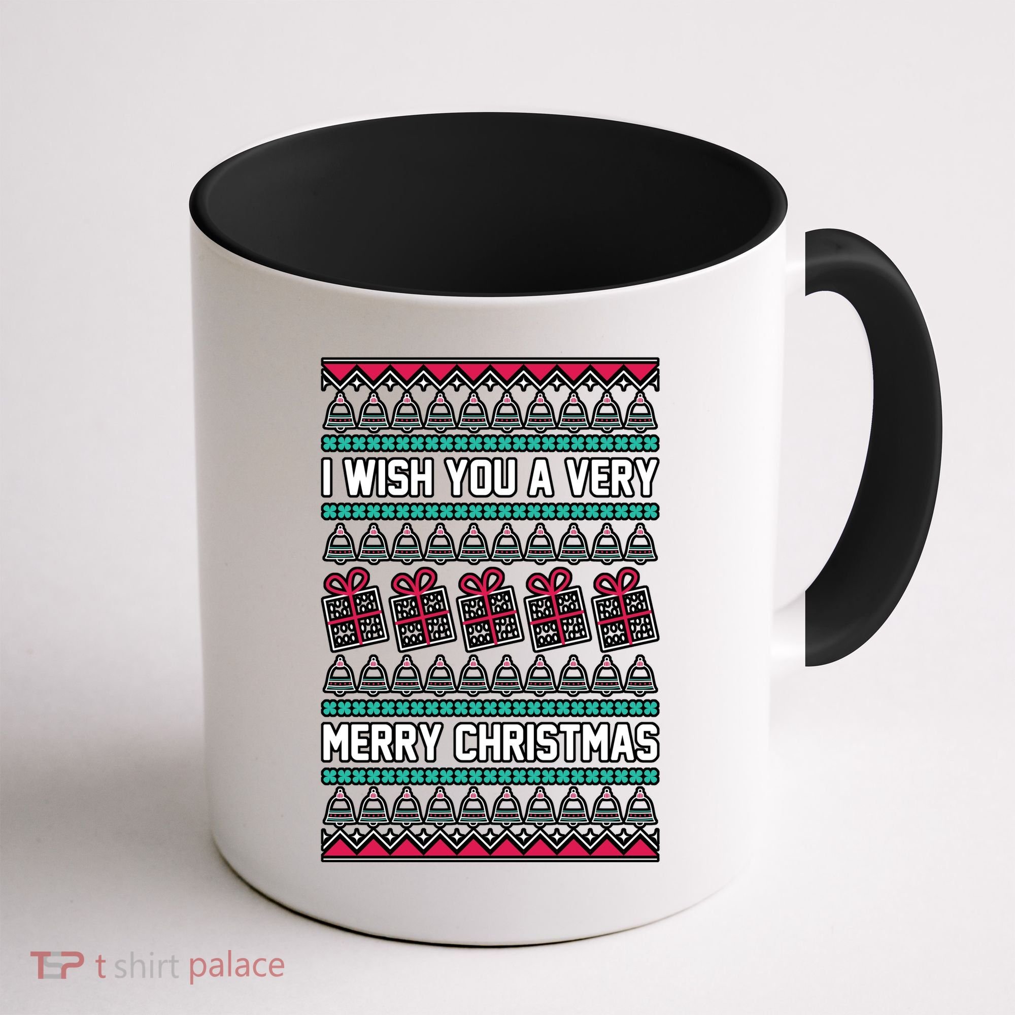 I Wish You A Very Merry Christmas Cute Ugly Sweater Coffee Mug