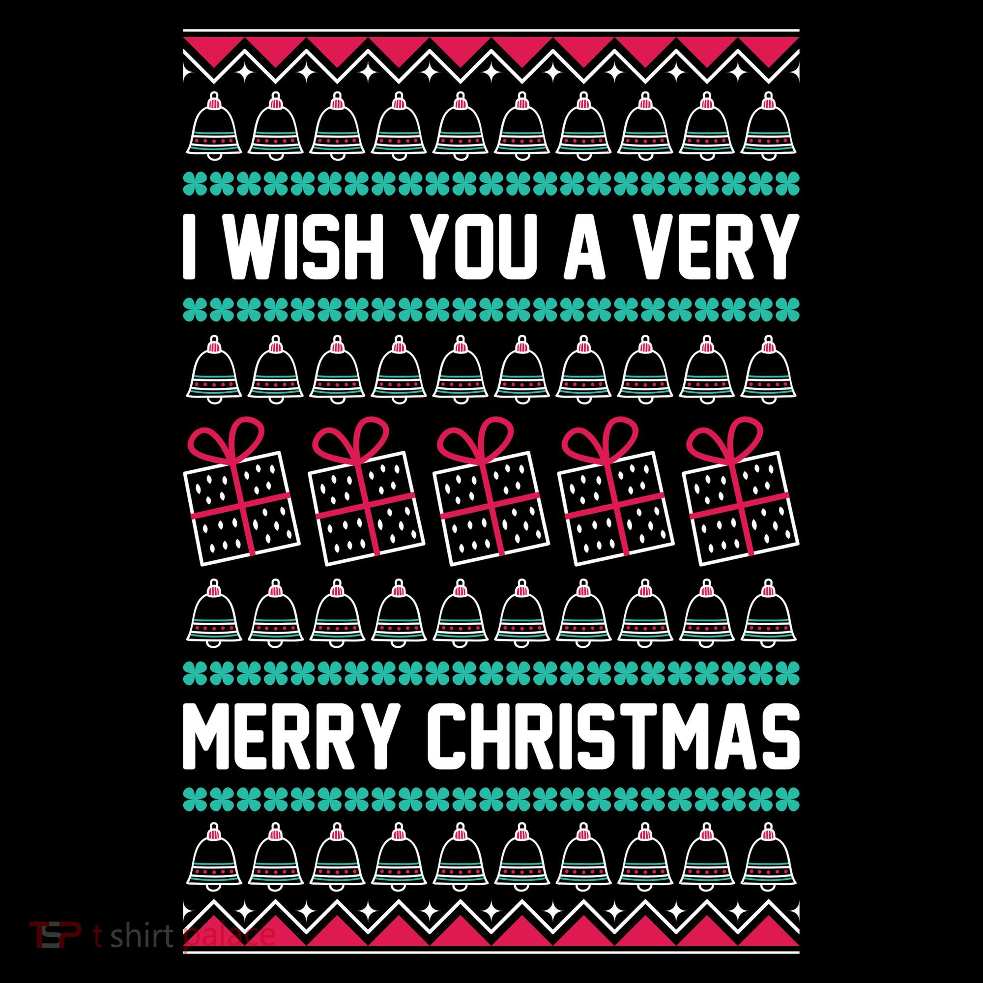 I Wish You A Very Merry Christmas Cute Ugly Sweater Coffee Mug