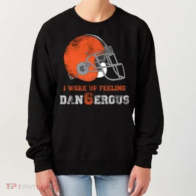I Woke Up Feeling Dangerous Distressed Women's Sweatshirt