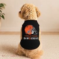 I Woke Up Feeling Dangerous Distressed Doggie Tank thumb 2