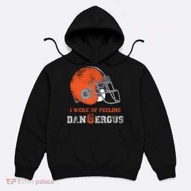 I Woke Up Feeling Dangerous Distressed Hoodie