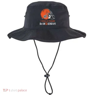 I Woke Up Feeling Dangerous Distressed Bucket Hat