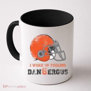 I Woke Up Feeling Dangerous Distressed Coffee Mug