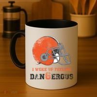 I Woke Up Feeling Dangerous Distressed Coffee Mug thumb 4