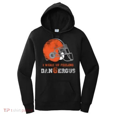 I Woke Up Feeling Dangerous Distressed Women's Hoodie