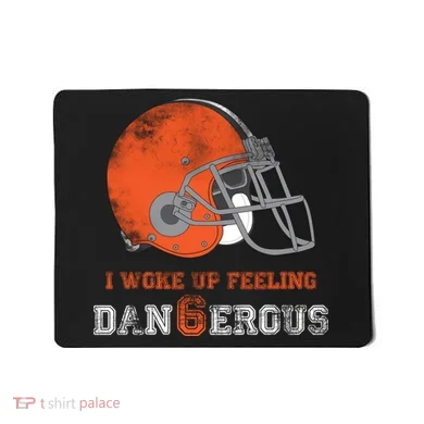 I Woke Up Feeling Dangerous Distressed Mousepad