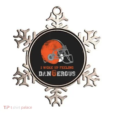 I Woke Up Feeling Dangerous Distressed Ornament