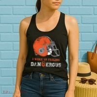 I Woke Up Feeling Dangerous Distressed Women's Tank Top thumb 2