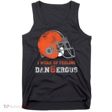 I Woke Up Feeling Dangerous Distressed Tank Top