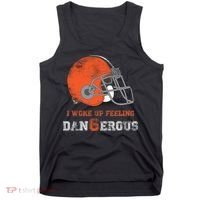 I Woke Up Feeling Dangerous Distressed Tank Top thumb 0