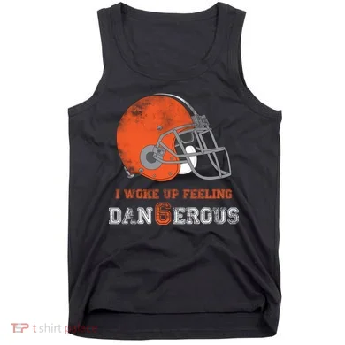 I Woke Up Feeling Dangerous Distressed Tank Top