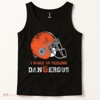 I Woke Up Feeling Dangerous Distressed Tank Top thumb 2