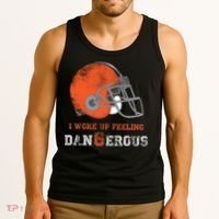 I Woke Up Feeling Dangerous Distressed Tank Top thumb 3