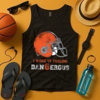 I Woke Up Feeling Dangerous Distressed Tank Top thumb 4