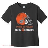 I Woke Up Feeling Dangerous Distressed Toddler T-Shirt thumb 0