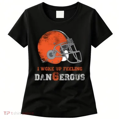 I Woke Up Feeling Dangerous Distressed Women's T-Shirt