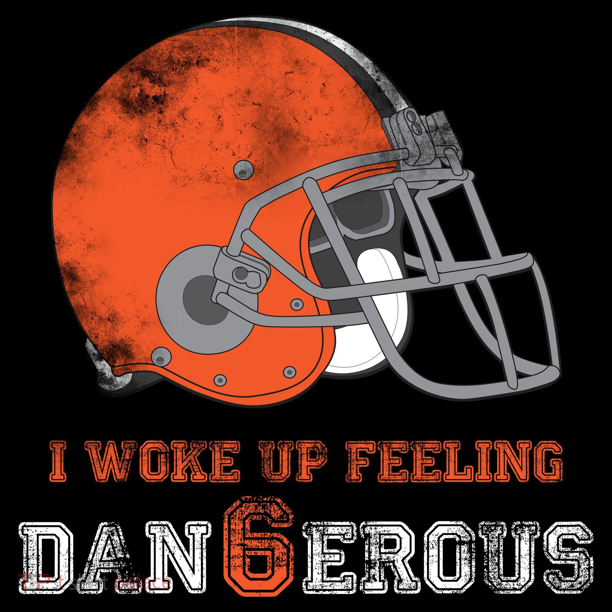 I Woke Up Feeling Dangerous Distressed Women's T-Shirt