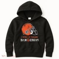 I Woke Up Feeling Dangerous Distressed Kids Hoodie thumb 0