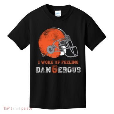 I Woke Up Feeling Dangerous Distressed Kids T-Shirt
