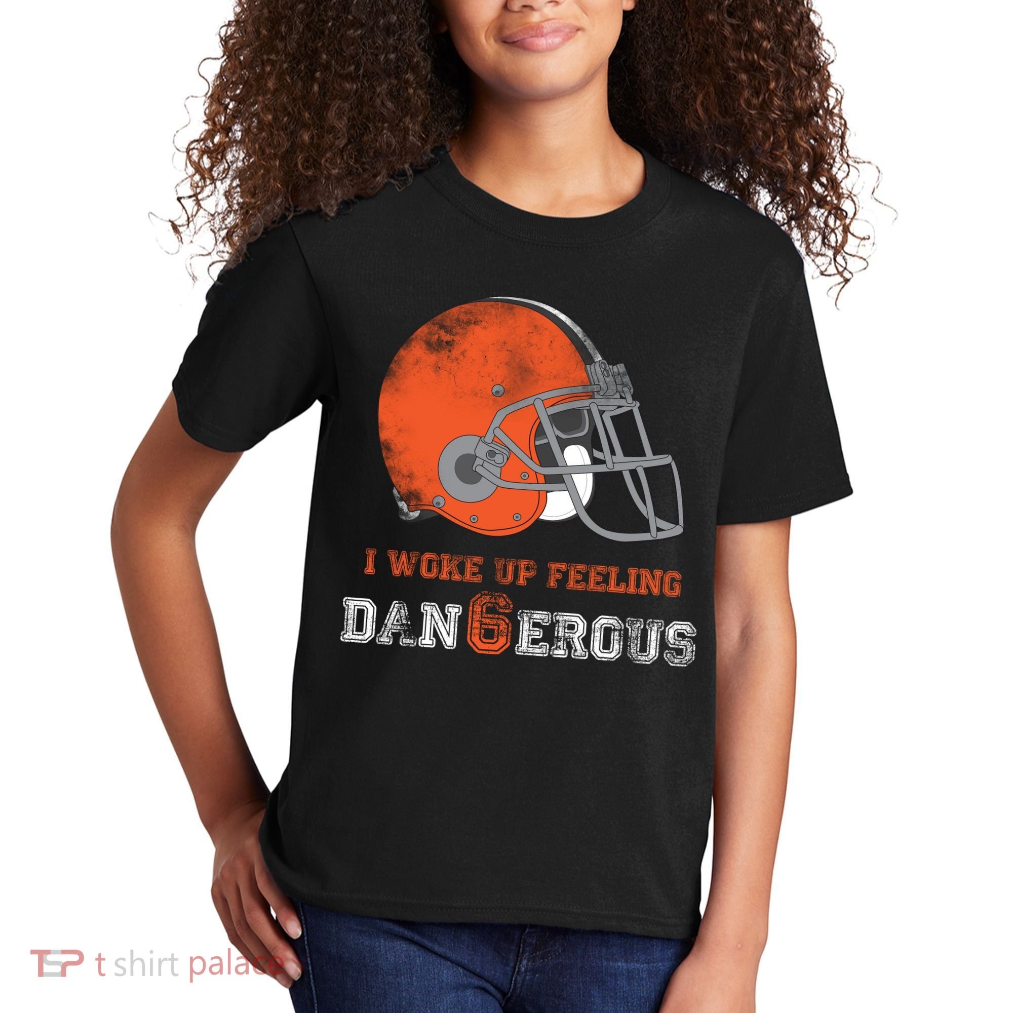 I Woke Up Feeling Dangerous Distressed Kids T-Shirt
