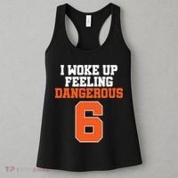 I Woke Up Feeling Dangerous Football Women's Tank Top thumb 3