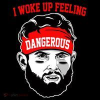 I Woke Up Feeling Dangerous Funny Football Women's Hoodie thumb 2