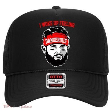 I Woke Up Feeling Dangerous Funny Football Hat