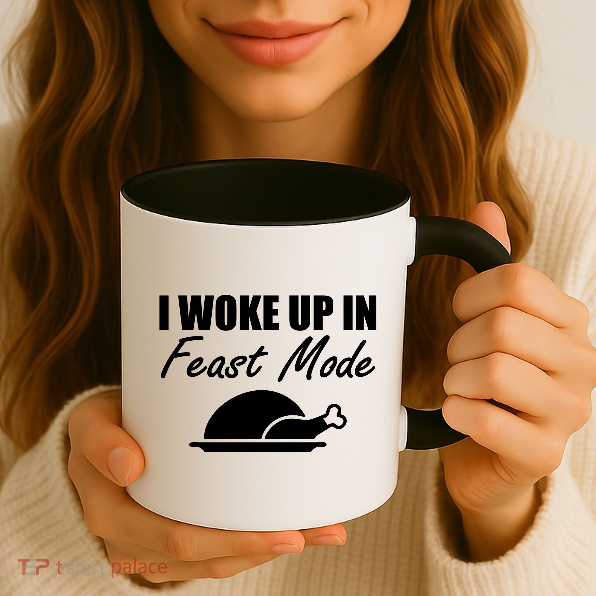 I Woke Up In Feast Mode Thanksgiving Turkey Coffee Mug