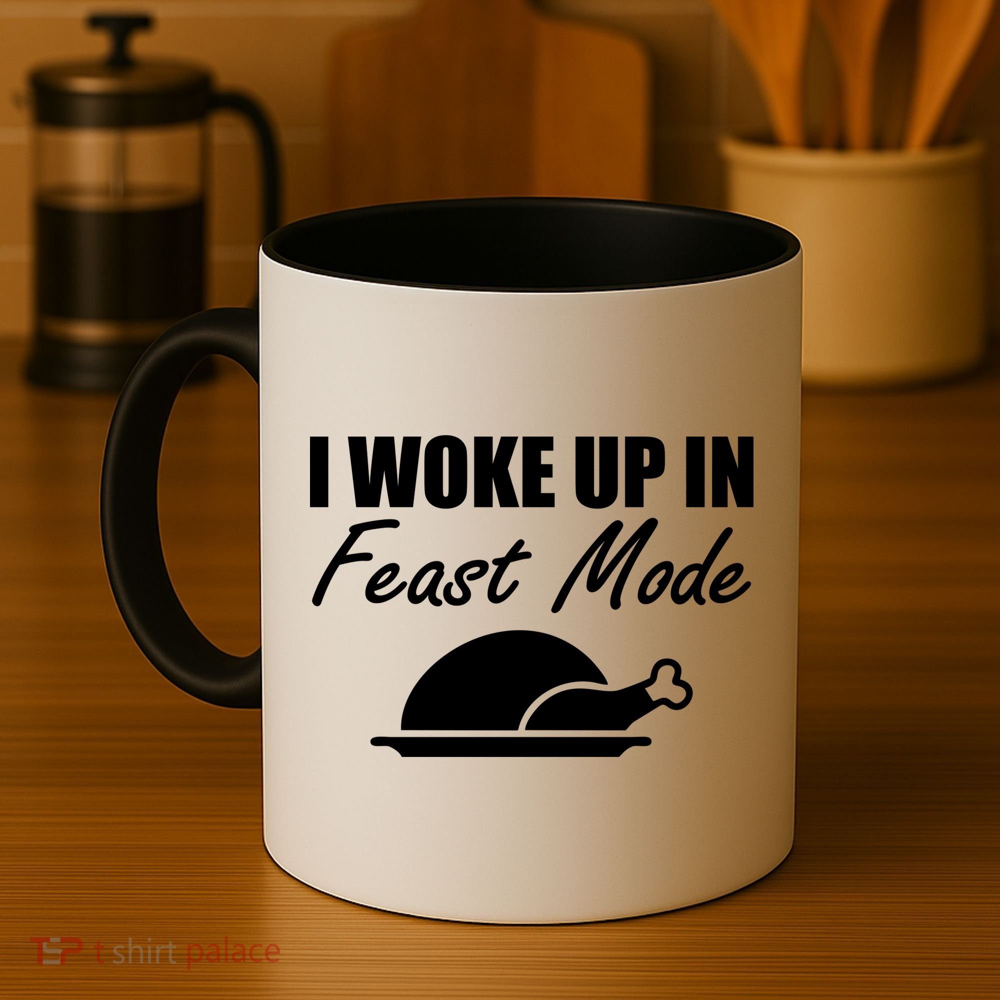 I Woke Up In Feast Mode Thanksgiving Turkey Coffee Mug