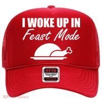 I Woke Up In Feast Mode Thanksgiving Turkey Hat thumb 0
