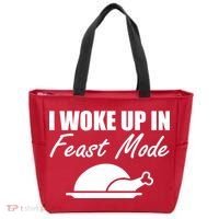 I Woke Up In Feast Mode Thanksgiving Turkey Tote Bag thumb 0