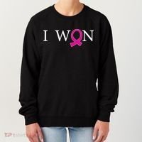 I Won Defeat Breast Cancer Survivor Women's Sweatshirt thumb 0