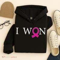 I Won Defeat Breast Cancer Survivor Hoodie thumb 4