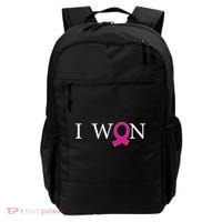 I Won Defeat Breast Cancer Survivor Backpack thumb 0