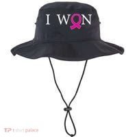 I Won Defeat Breast Cancer Survivor Bucket Hat thumb 0