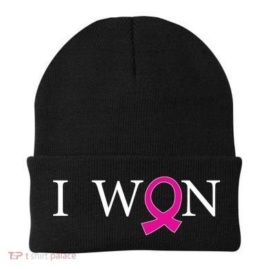 I Won Defeat Breast Cancer Survivor Beanie