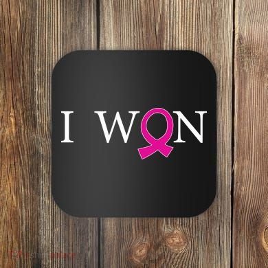 I Won Defeat Breast Cancer Survivor Coaster