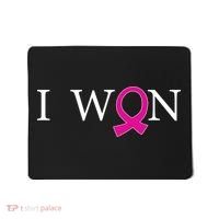 I Won Defeat Breast Cancer Survivor Mousepad thumb 0
