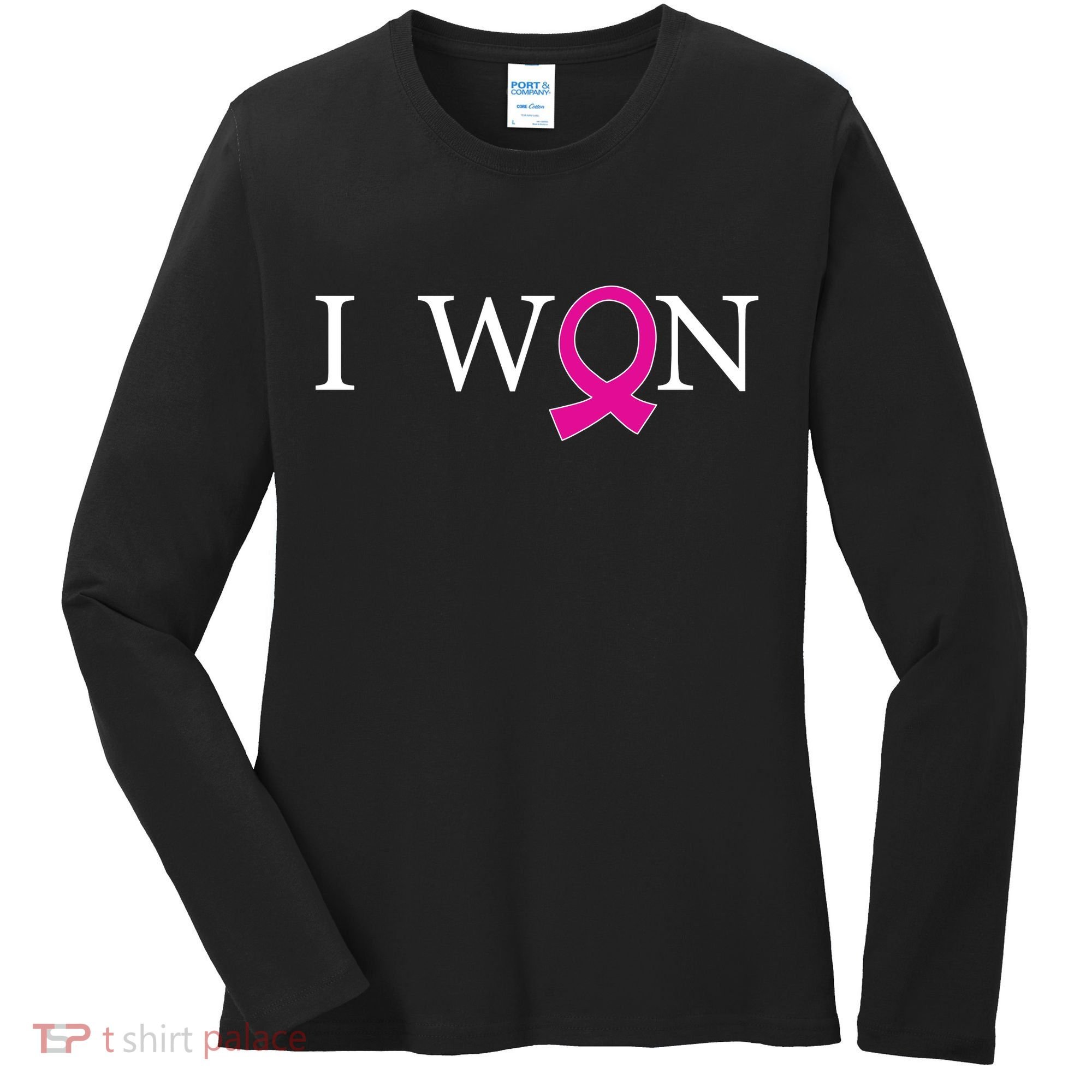 I Won Defeat Breast Cancer Survivor Women's Long Sleeve Shirt