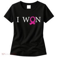 I Won Defeat Breast Cancer Survivor Women's T-Shirt thumb 0
